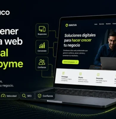 portada teknologico web profesional pyme